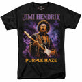 Jimi Hendrix Purple Haze T Shirt Rock Concert Tour Vintage Mens Black New Unisex