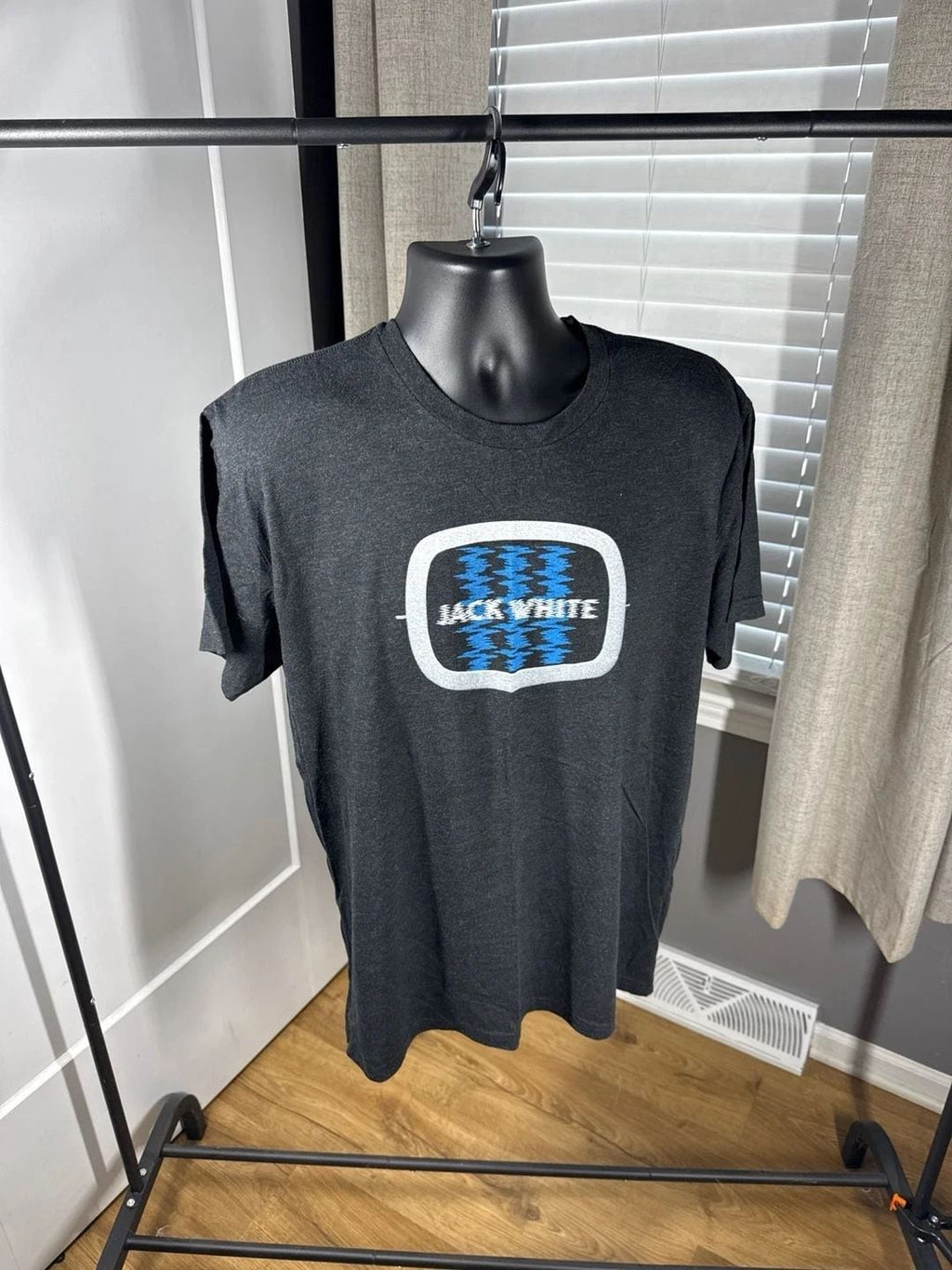Jack White III Third Man Records Poltergeist TV Static Tour Graphic XL Unisex