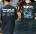 Brandon Lake Music Tour 2024 Graphic Tee Shirt, 2 sided t shirt Unisex