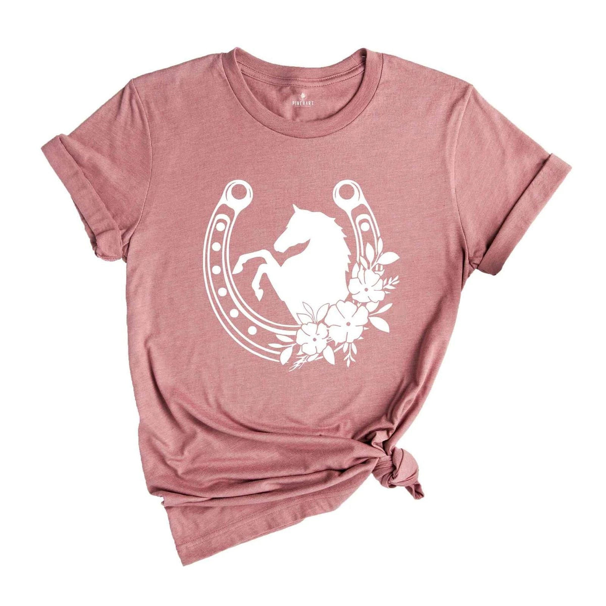 Floral Horse Shirt, Horse Lover Tee, Cute Animal Shirt, Animal Lover Tee, Girls Unisex