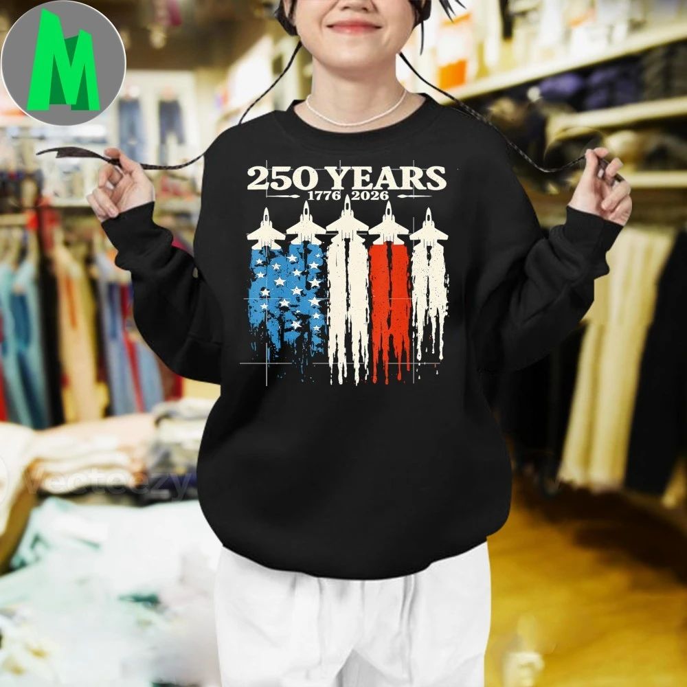 Original Flag Vintage 250 Years American 1776 2026 250th USA Birthday Shirt Unisex