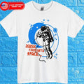 new Music From Outta Space white tshirt size L Unisex