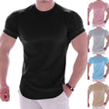 Gym Fit T shirt Training Top Fitted Tee Muscle Short Sleeve Workout UK Unisex