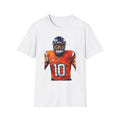 Quarterback Bo Nix Illustration | Number 10 Jersey Unisex