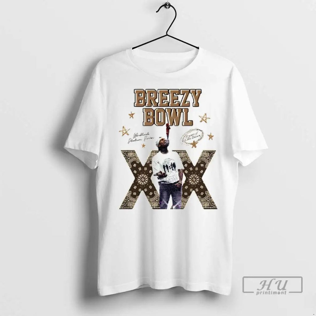Officials Chris Brown 2025 Breezy Bowl Xx 20 Years T Shirts Unisex