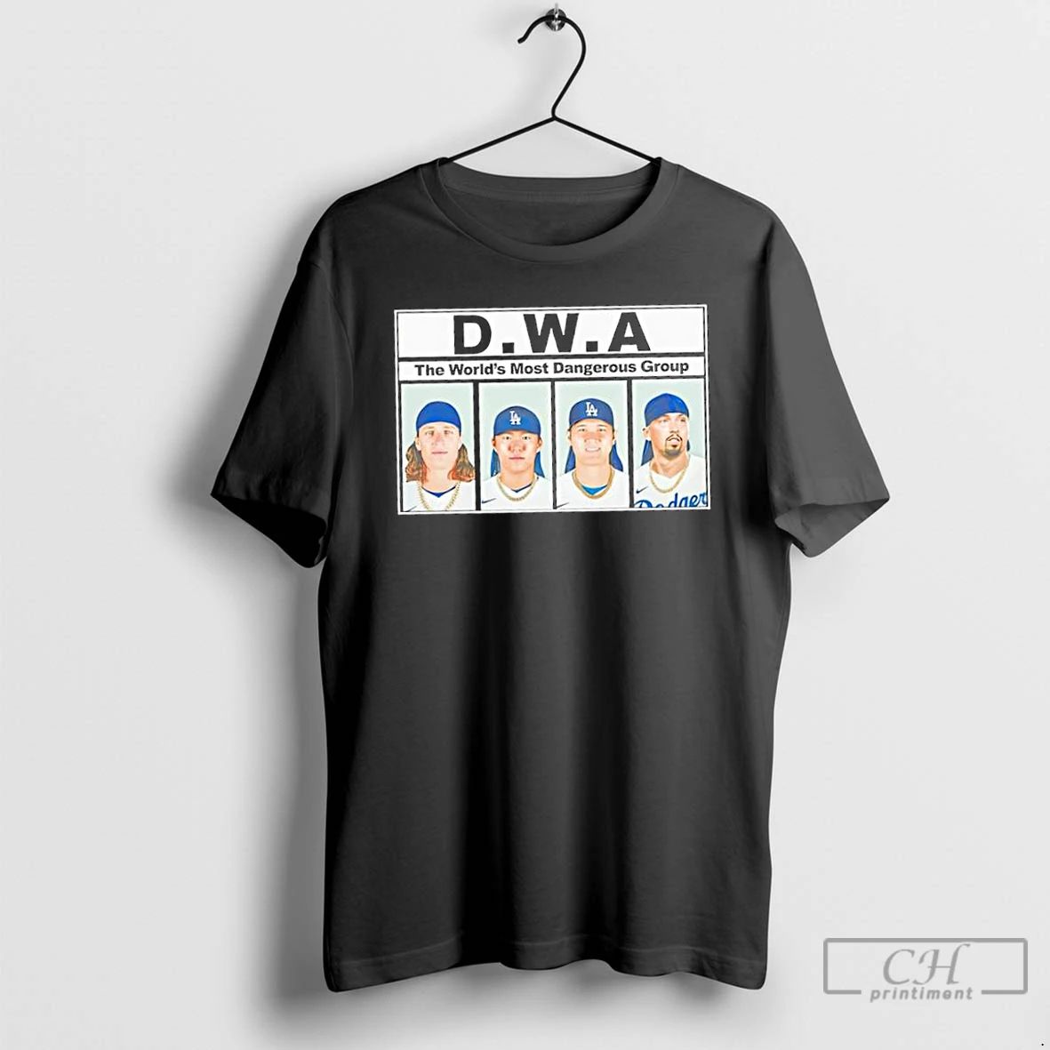 Classic Los Angeles Dodgers Players Dwa The Worlds Most Dangerous Group T Shirts Unisex