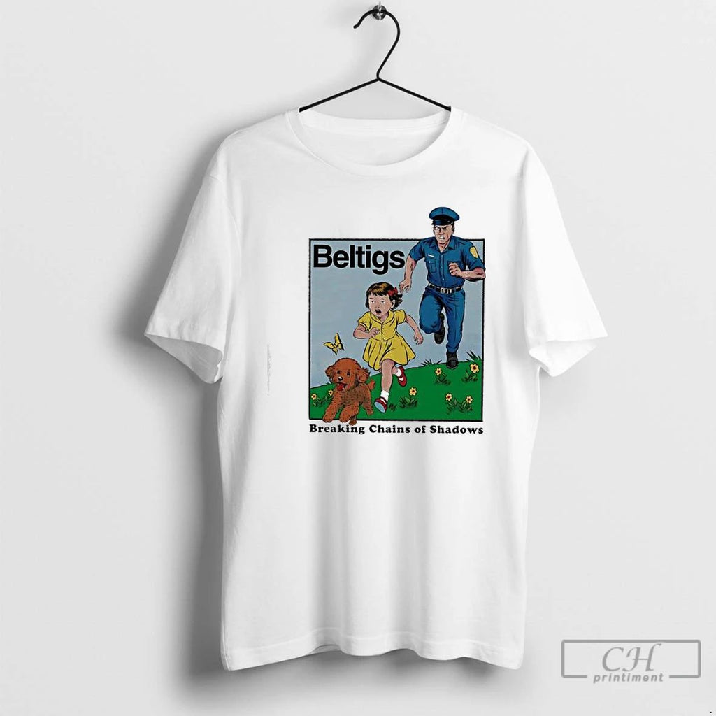Premium Beltigs Breaking Chains Of Shadows Graphic Pop Band T Shirts Unisex