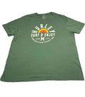 Hurley Graphics Mens Sz X Large Short Sleeve Crew Neck Surf Enjoy Green Unisex