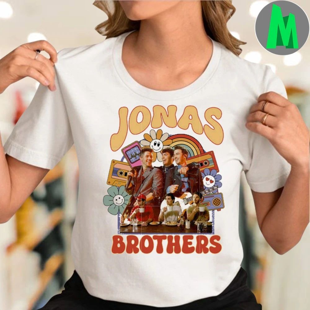 Jonas brothers flower retro Shirt Unisex