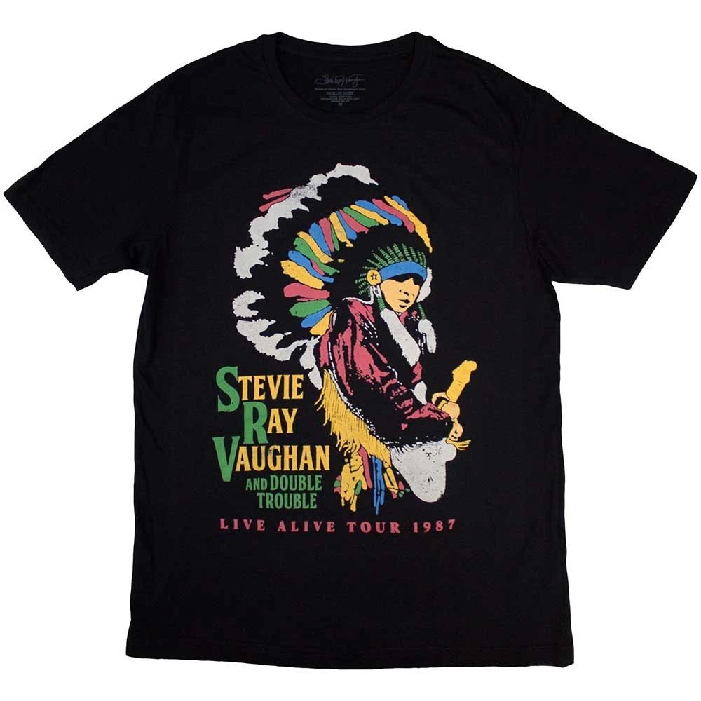 Stevie Ray Vaughan Double Trouble Official Mens Unisex