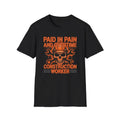Construction Worker Blue Collar Sarcastic Graphic Funny Laborer Funny Unisex