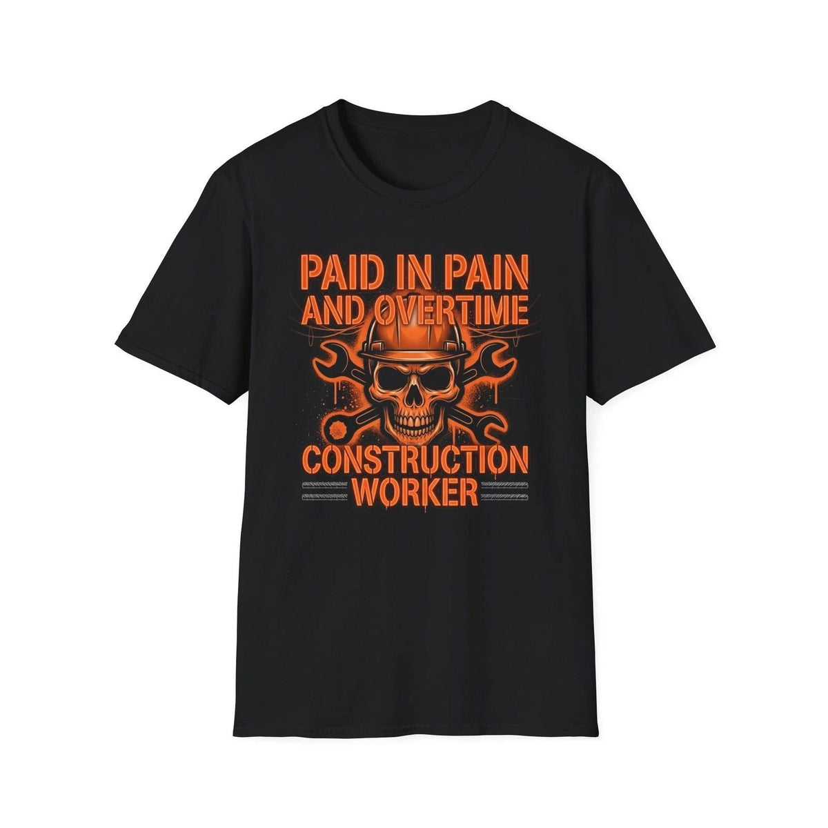 Construction Worker Blue Collar Sarcastic Graphic Funny Laborer Funny Unisex