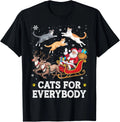Cats for Everybody Christmas Funny Santa Cat Lover Xmas Unisex