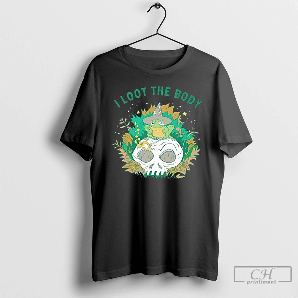 Classic Frog Wizard I Loot The Body Halloween T Shirts Unisex
