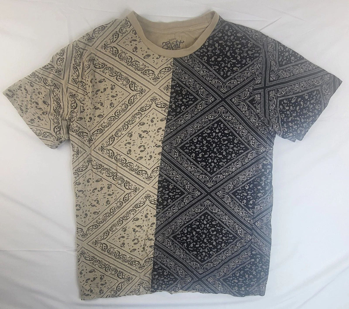 Eighty Eight Brand Bandana 2 Color Graphic Print Short Sleeve Mens XL Unisex