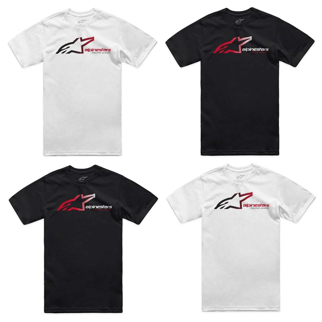 Alpinestars SPS CSF Motorcycle Tee Regular Fit Men's Black White Unisex