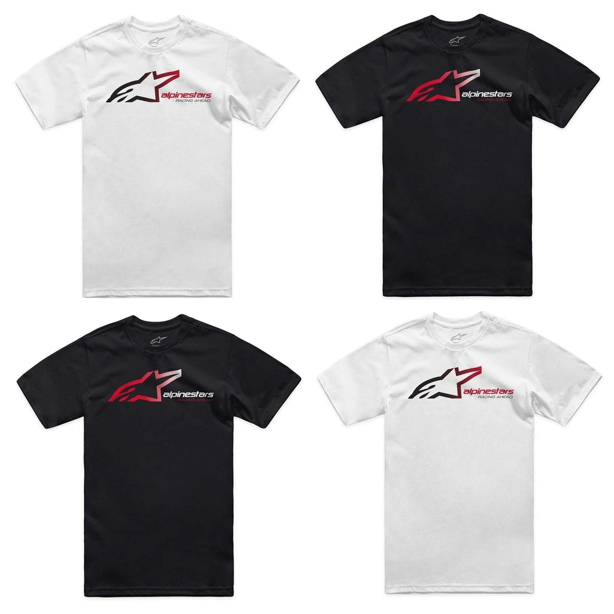 Alpinestars SPS CSF Motorcycle Tee Regular Fit Men's Black White Unisex