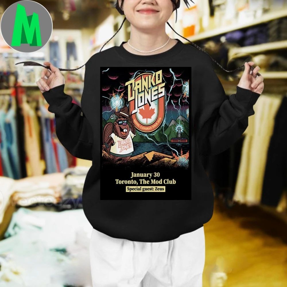 Danko Jones Jan 30 2026 The Mod Club In Toronto ON Poster Shirt Unisex