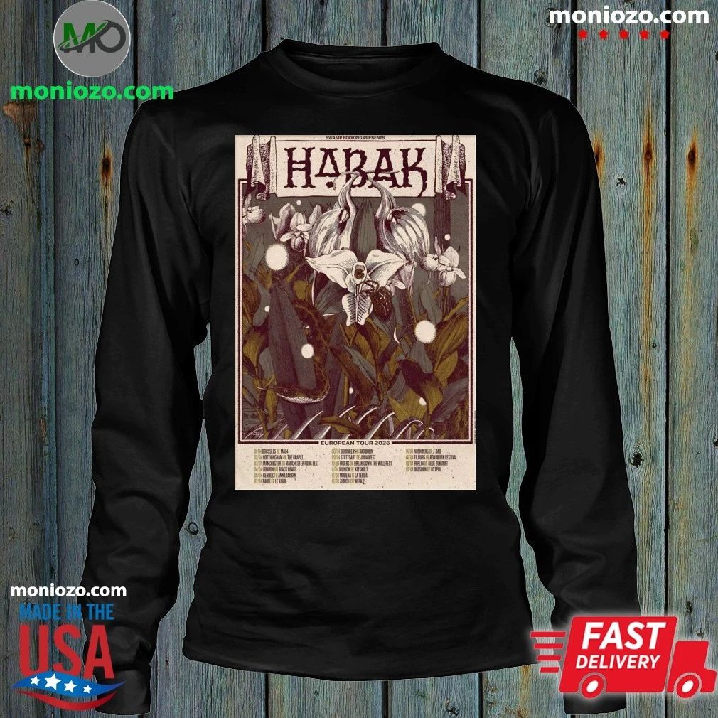 Habak European 2026 Tour poster – Best Gift for Music Fans Unisex