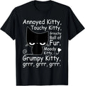 Angry Cat Kitten Lover Funny Attitude Fur Pet Owner Gift Full Unisex