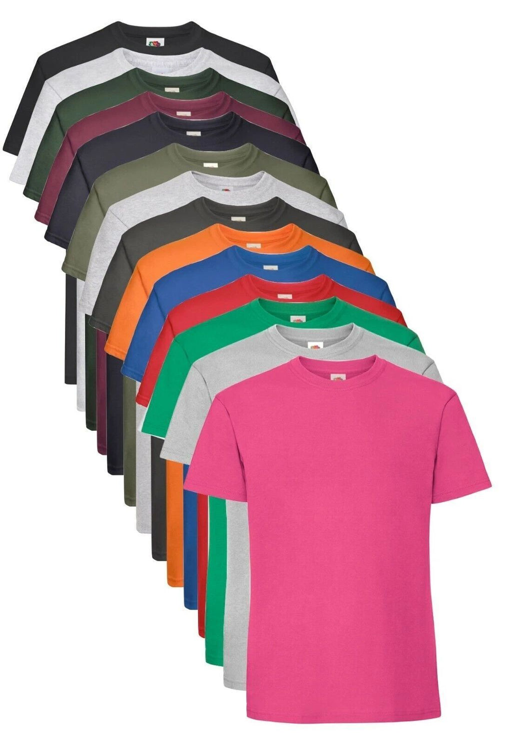Fruit of the Loom Iconic 195 Ringspun Premium Small-2XL 20 Colours Unisex