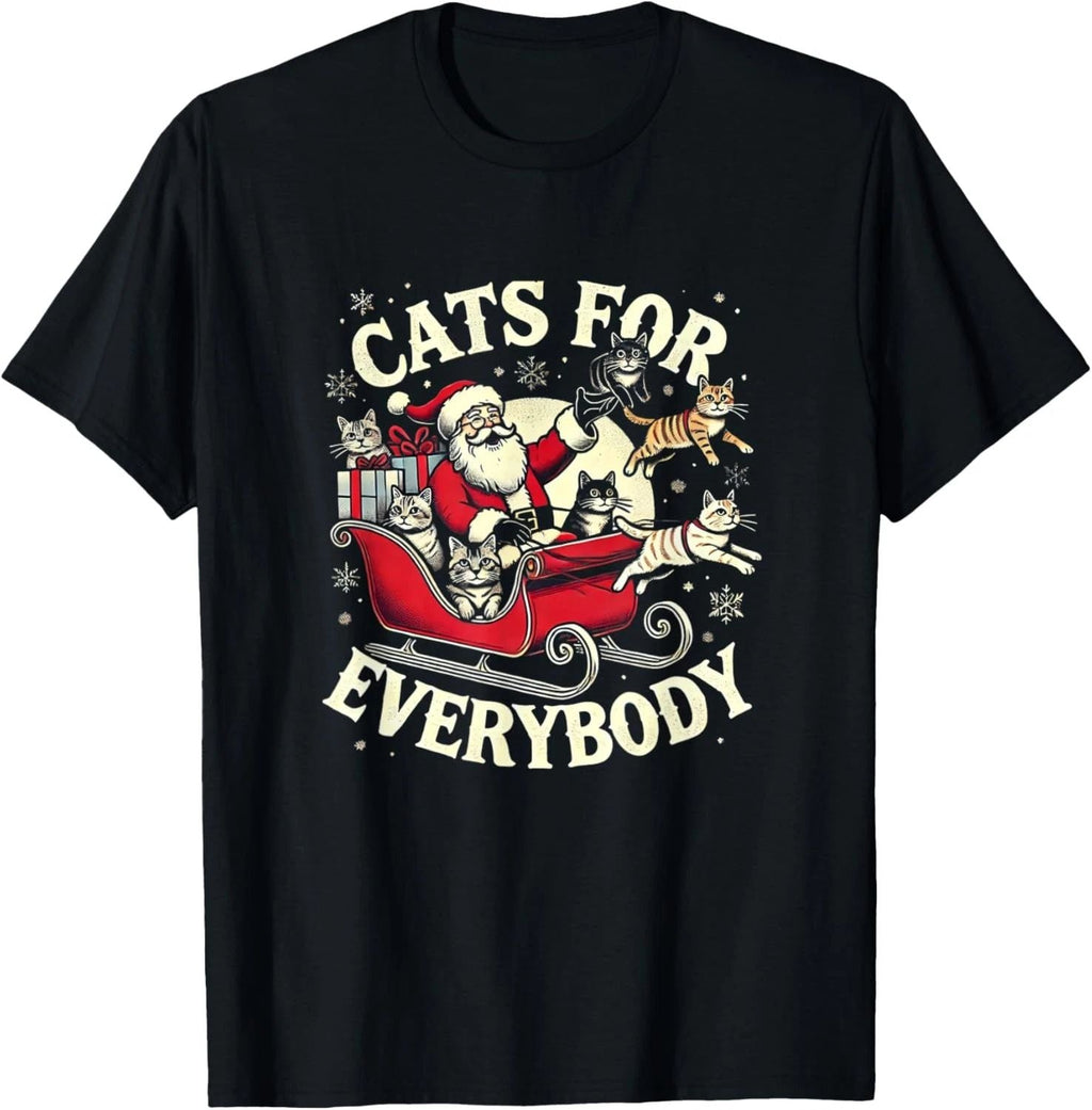 Santa Cat Lover Christmas Cats Unisex