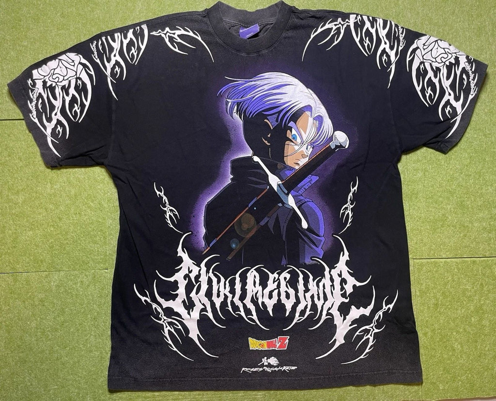 Men's Civil Regime x Dragonball Z Collab "Trunks" Black -Multiple Sizes- RARE Unisex