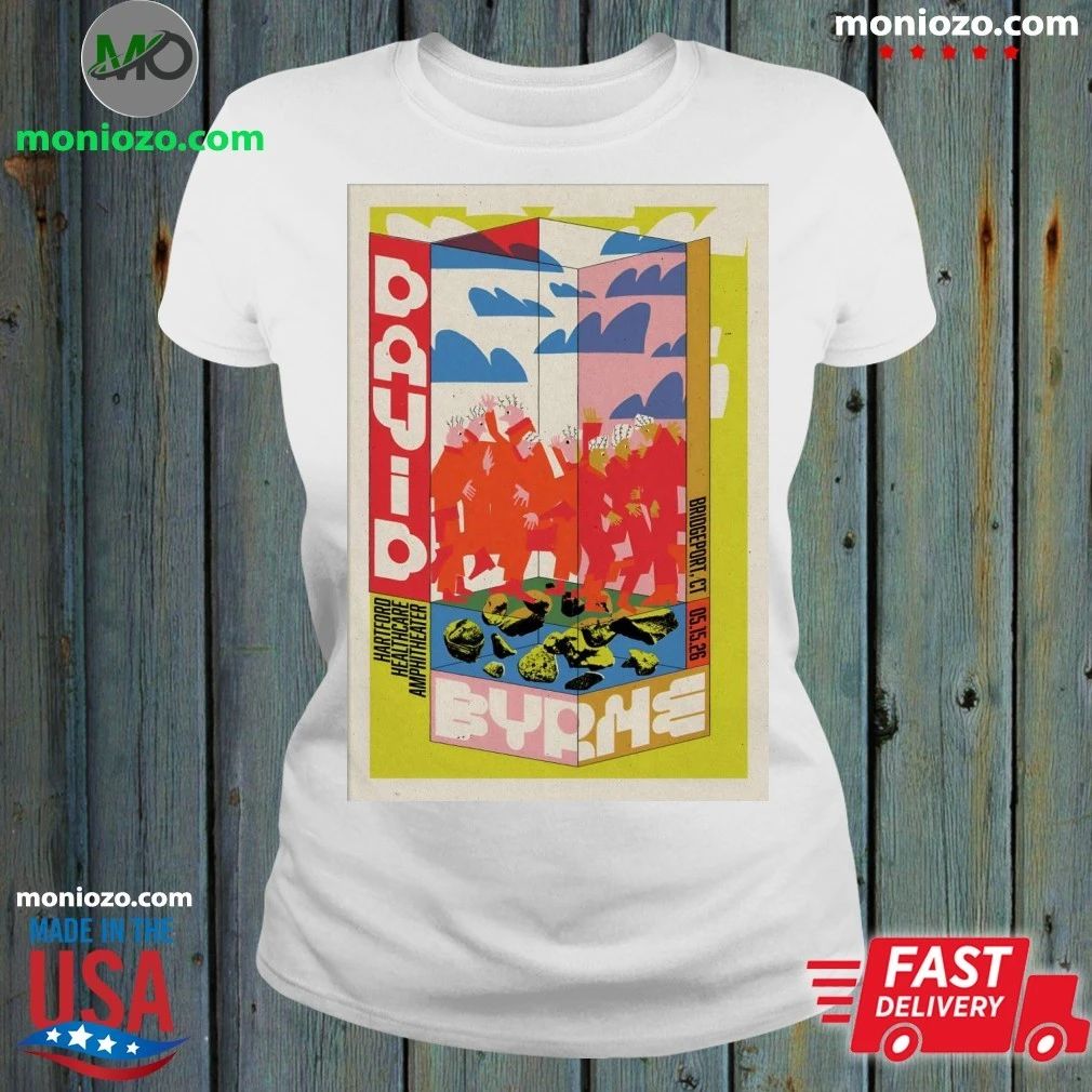 Original David Byrne In Bridgeport CT On May 15 2026 Poster Shirt Unisex