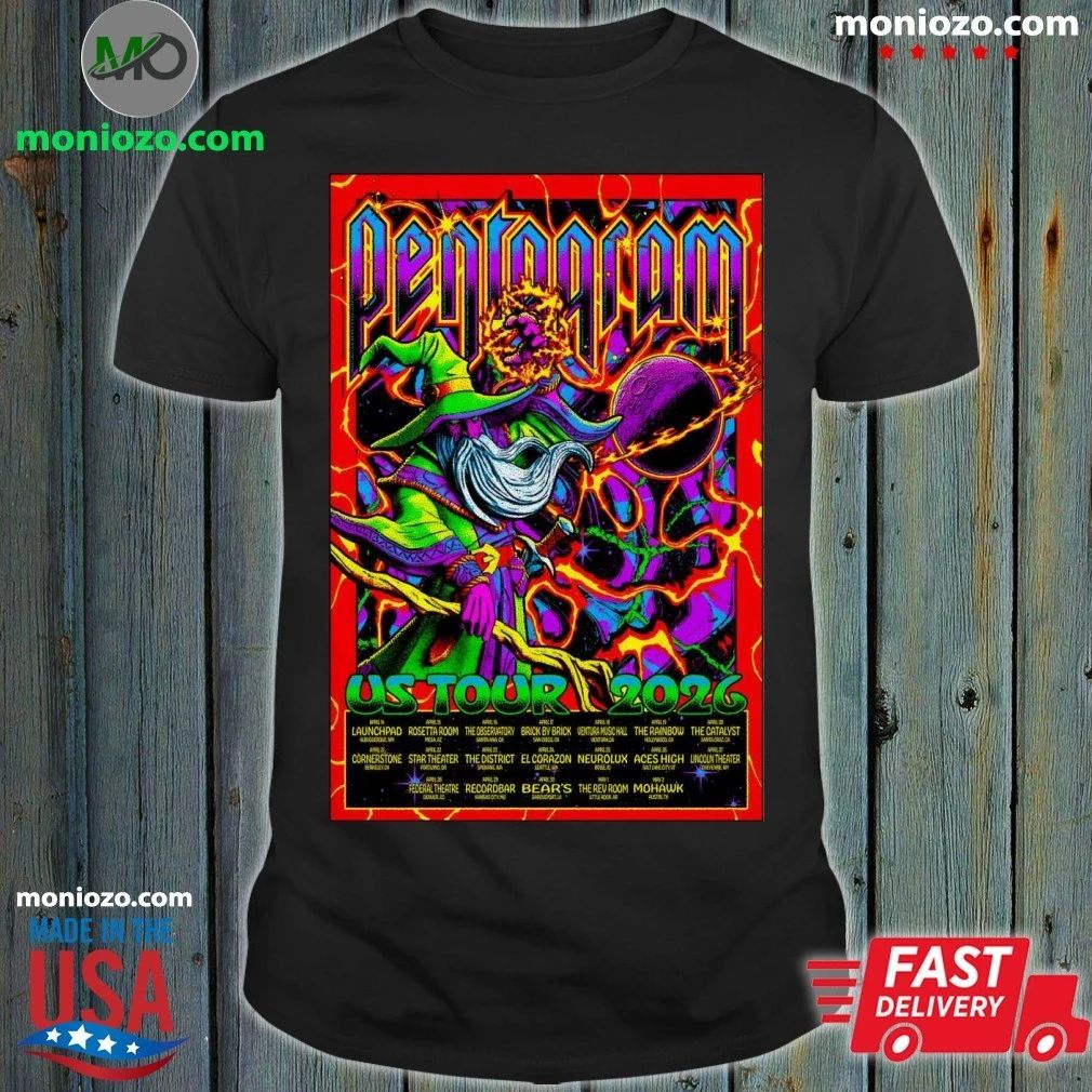 Original Pentagram US Tour 2026 Poster Unisex