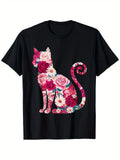 Happy Meowentine's Day Funny Girls Cat Lover Valentines Day ,Loose Style Unisex