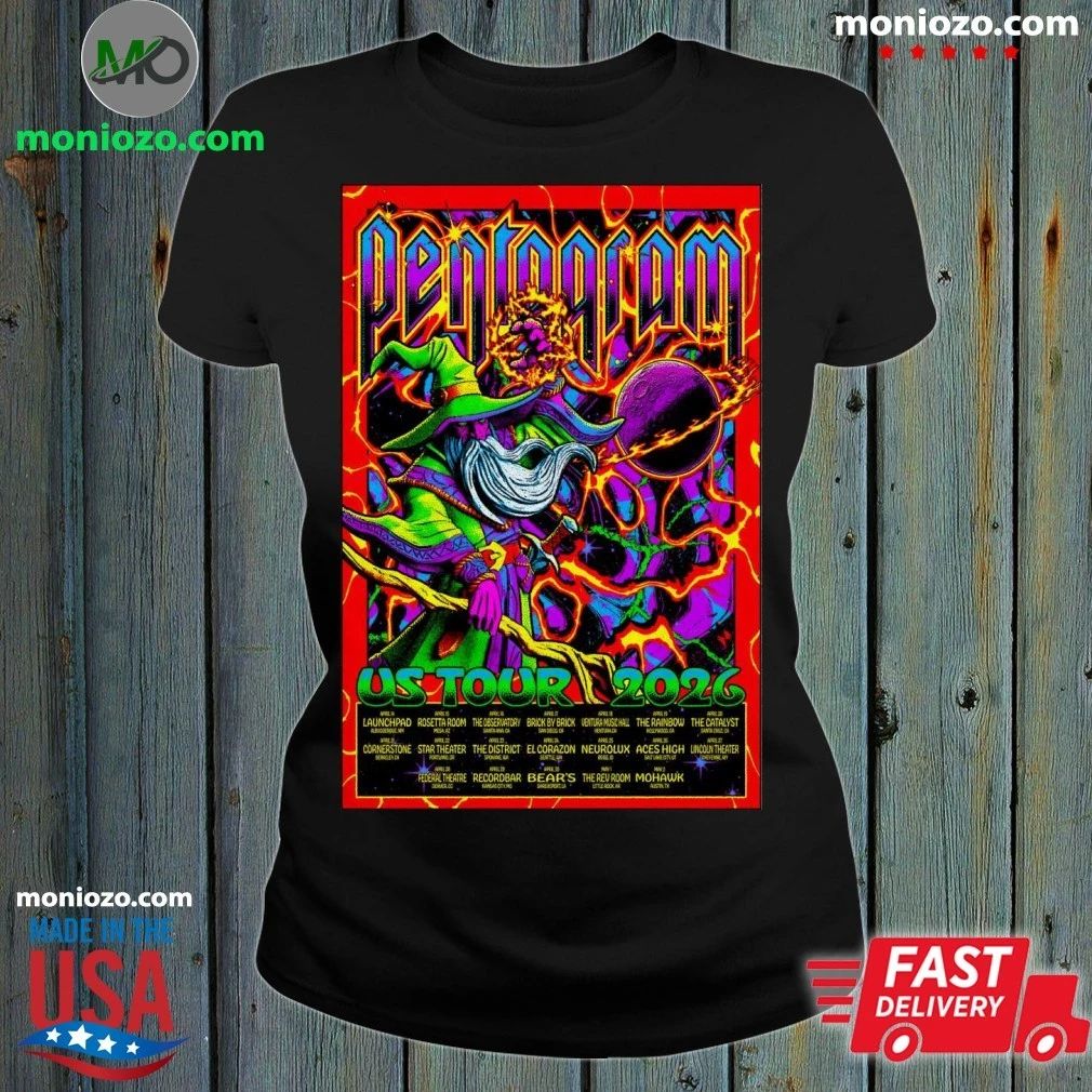 Original Pentagram US Tour 2026 Poster Unisex