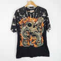 Vintage 90'S Fantasy Skeleton Graphic SZ M-L (T7599) Unisex