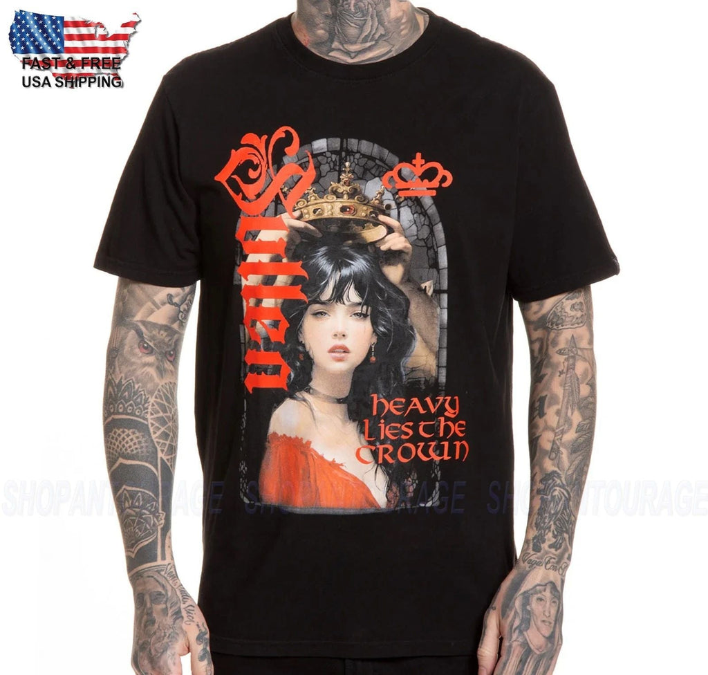 À Manches Courtes Premium Heavy Crown Sullen Art Collective Pour Hommes Unisex