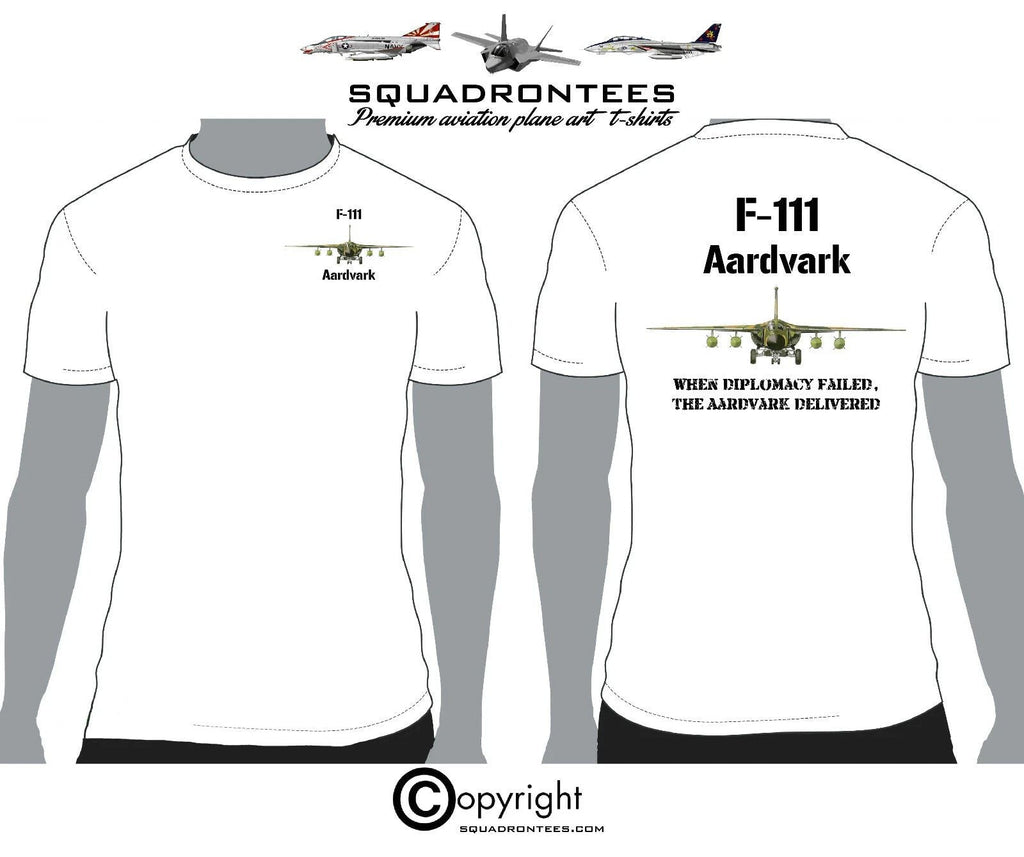 F-111 Aardvark, Aardvark Delivered - Premium Plane Art Squadron Unisex