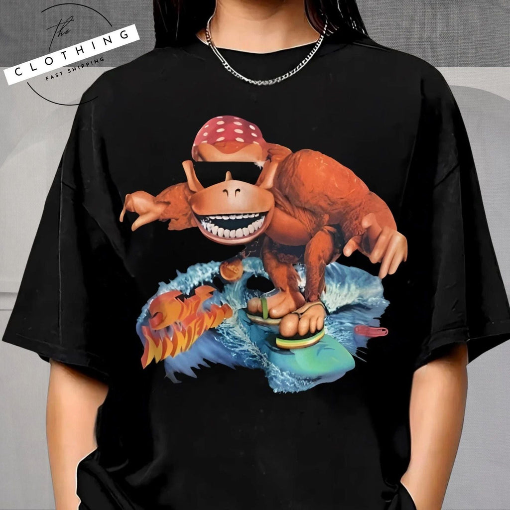 Retro Vintage 1995 Funky Kong Surf Promo Unisex Tee S-5XL Unisex