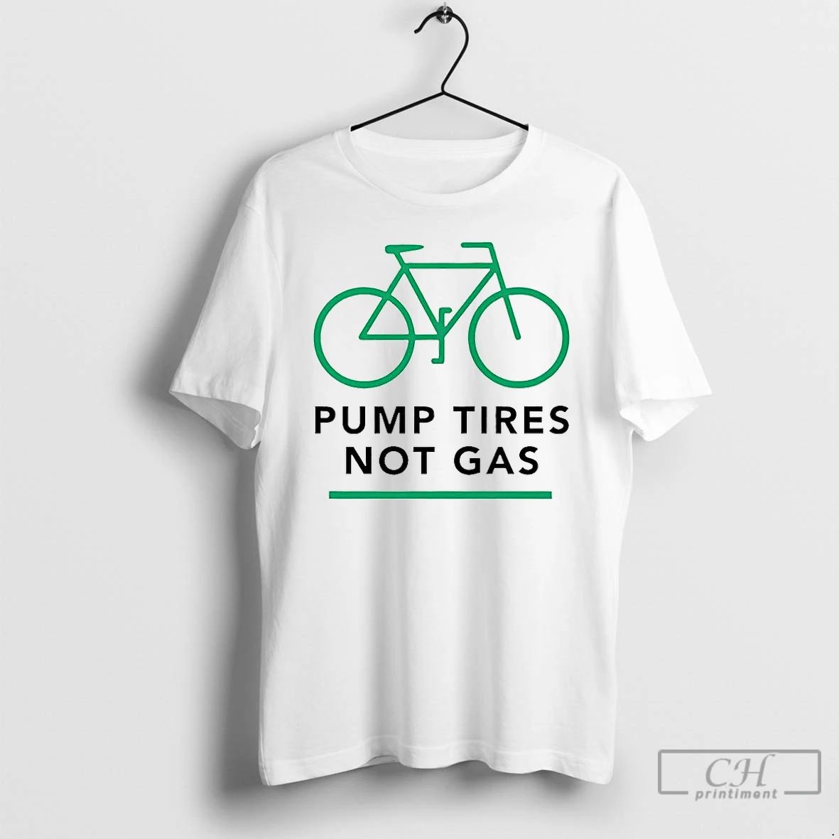 Premium Pump Tires Not Gas Bicycle T Shirts Unisex