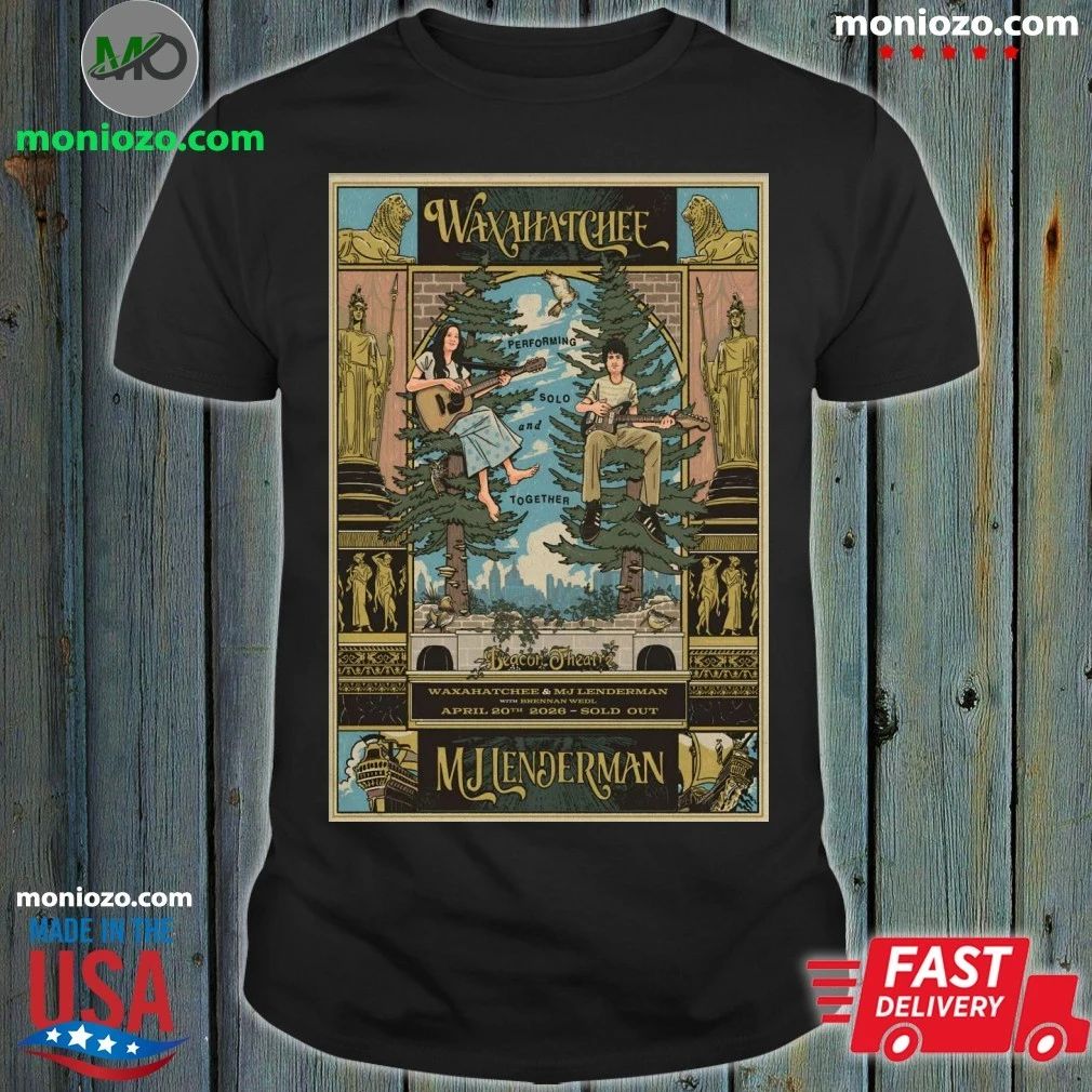 Waxahatchee And MJ Lenderman Apr 20 2026 New York NY Poster Shirt Unisex