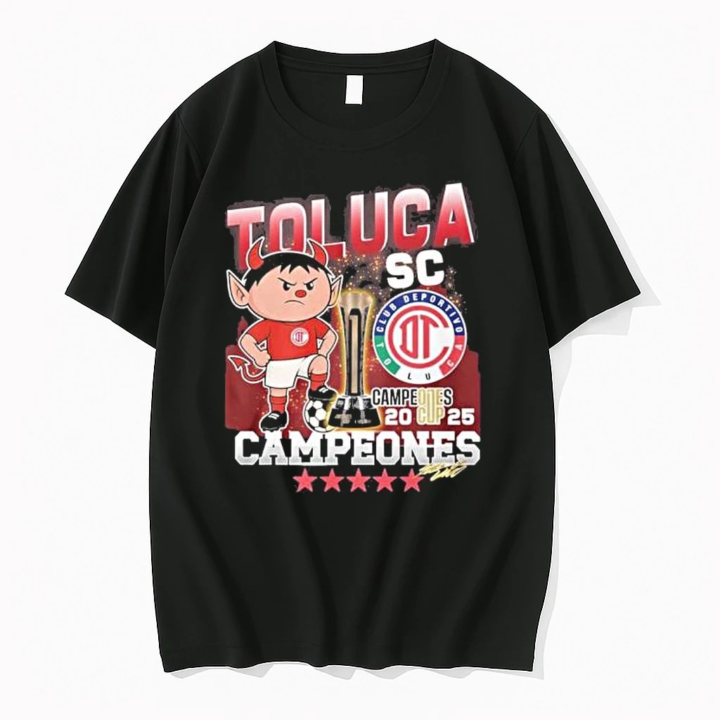 Toluca Fc Mascot 2025 Campeones Cup Champions Tshirts Sweater Unisex