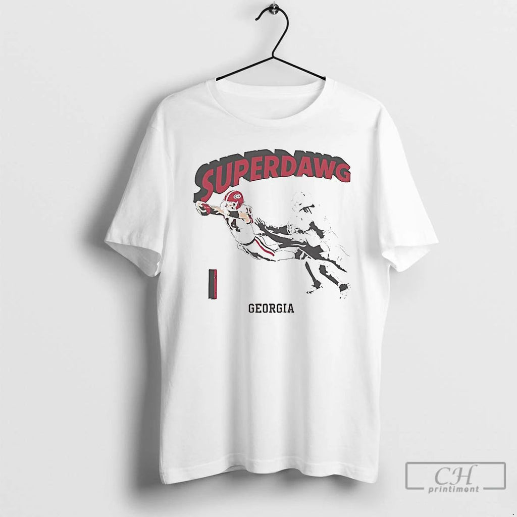 Classic Georgia Football Super Gunner Stockton Catch T Shirts Unisex