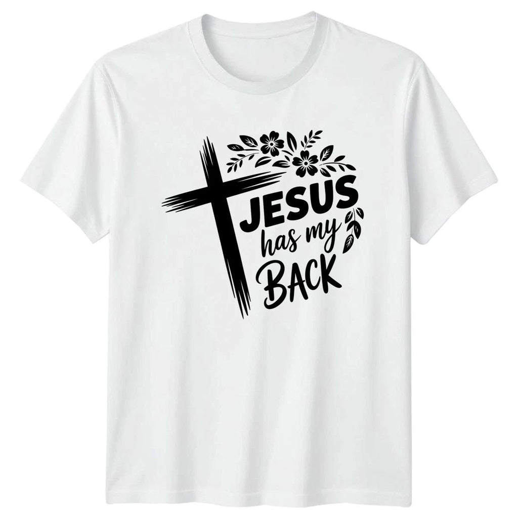 Jesus Has My Back Faith Inspirational Christian Easter Gift Unisex