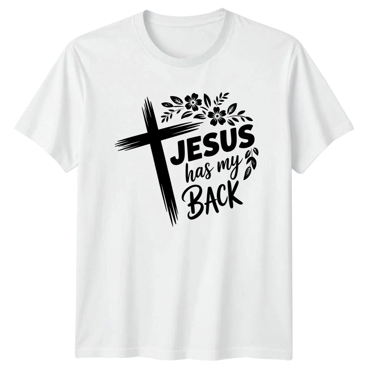 Jesus Has My Back Faith Inspirational Christian Easter Gift Unisex