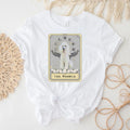 White Poodle Tarot Card Shirt Dog Lover Unisex