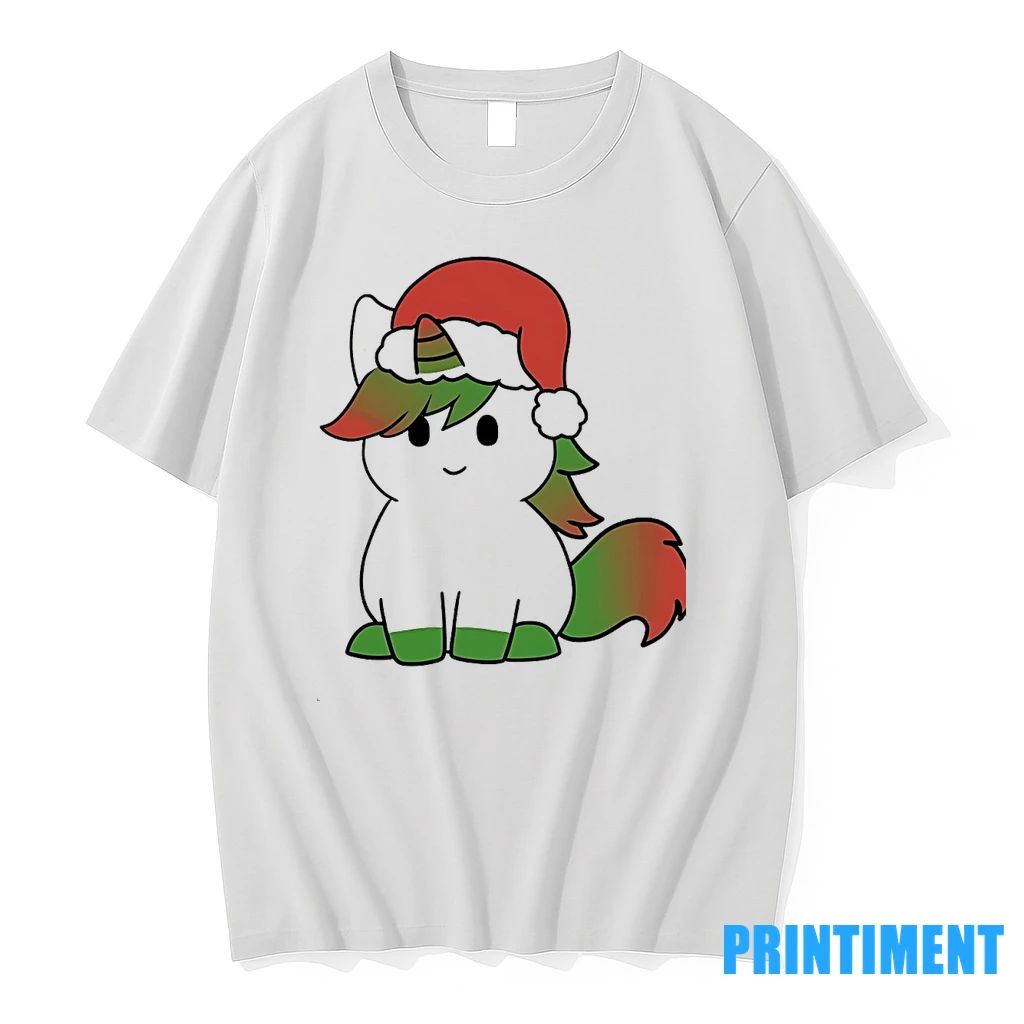 Unicorn Santa Hat Green Red Christmas Tshirts Sweater Unisex