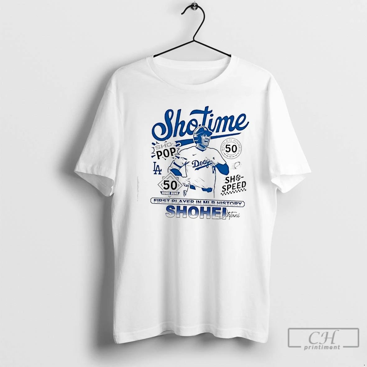 Premium Sho Time Sho Speed Shohei Ohtani Dodgers Baseball T Shirts Unisex