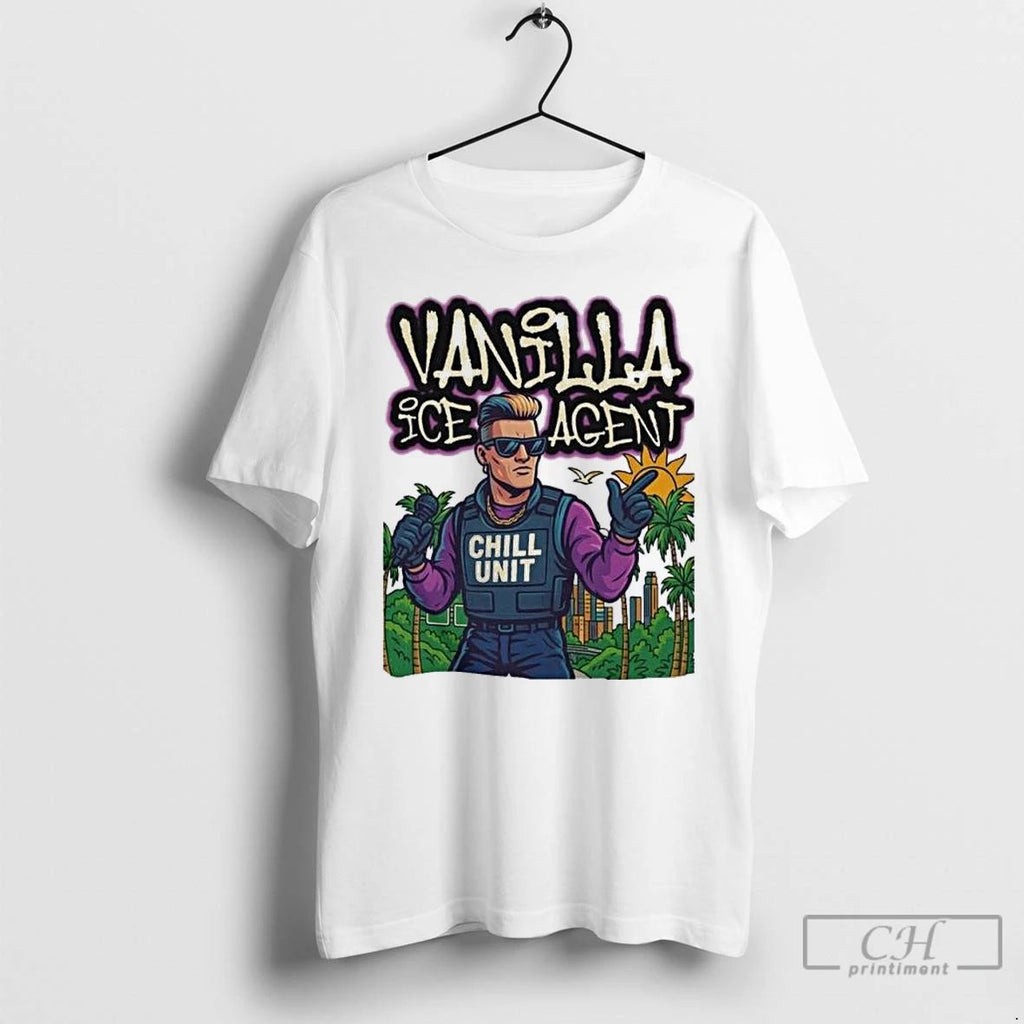 Classic Vanilla Ice Agent Meme T Shirts Unisex