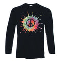 CND PSYCHEDELIC LONG SLEEVE - Peace Symbol Nuclear Hippy - Colour Choice Unisex