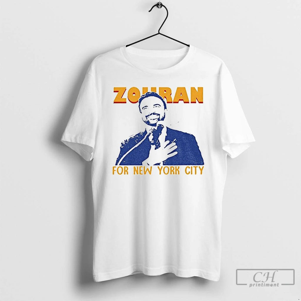 Premium Zohran Mamdani For New York City Mayor 2025 Political T Shirts Unisex