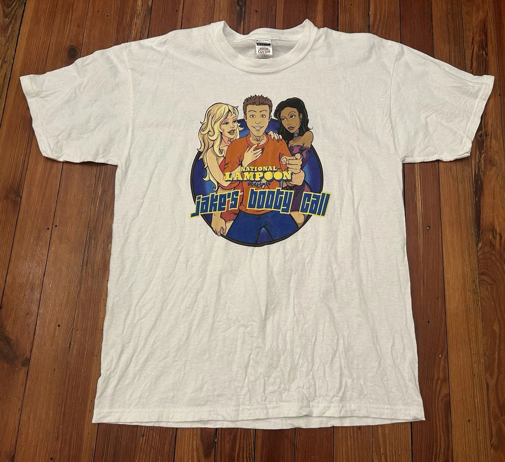 Vintage National Lampoon Jake’s Booty Call Shirt Large Movie Video Game Unisex