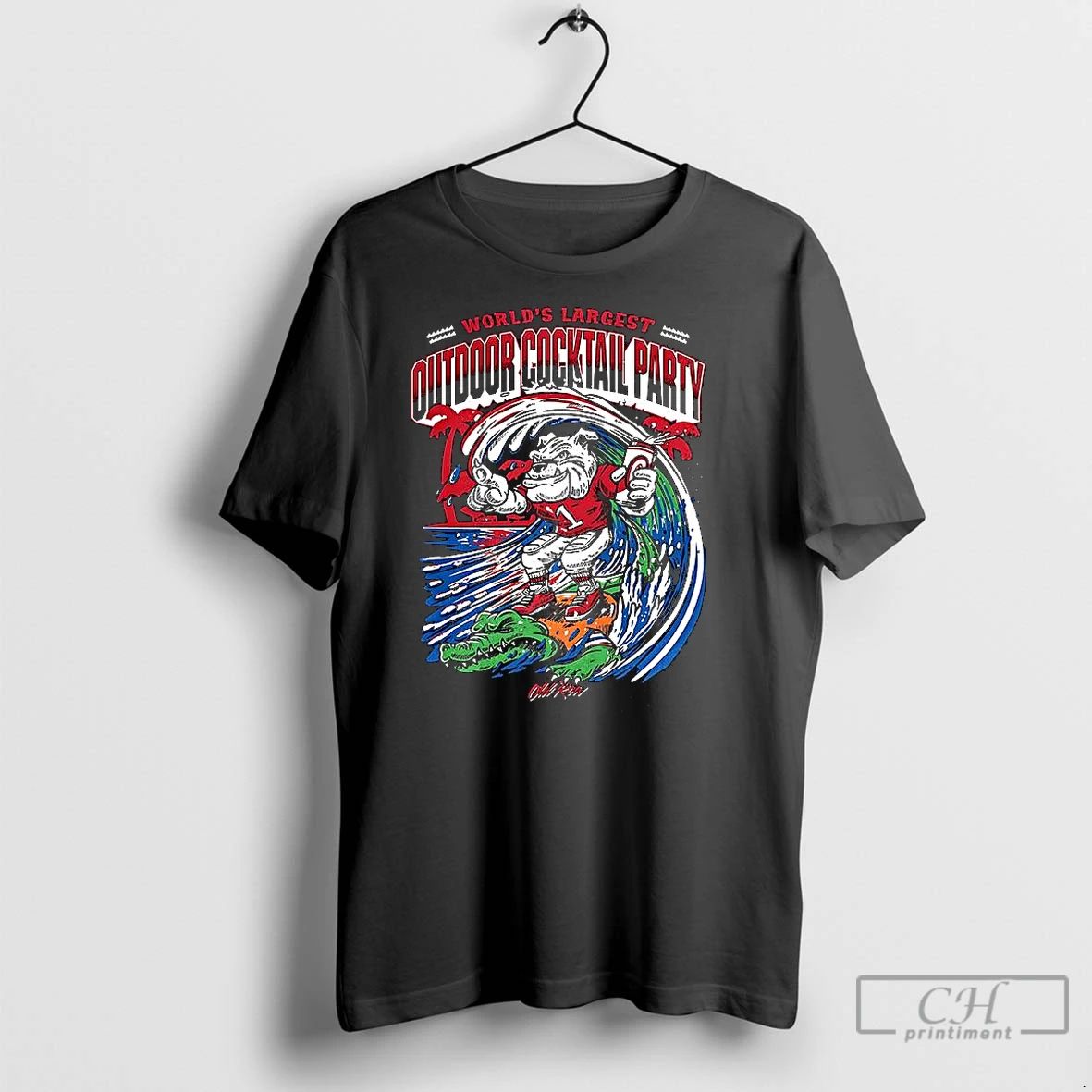 Classic Georgia Bulldogs Vs Florida Gators Worlds Largest Outdoor Cocktail Party Mascot Unisex