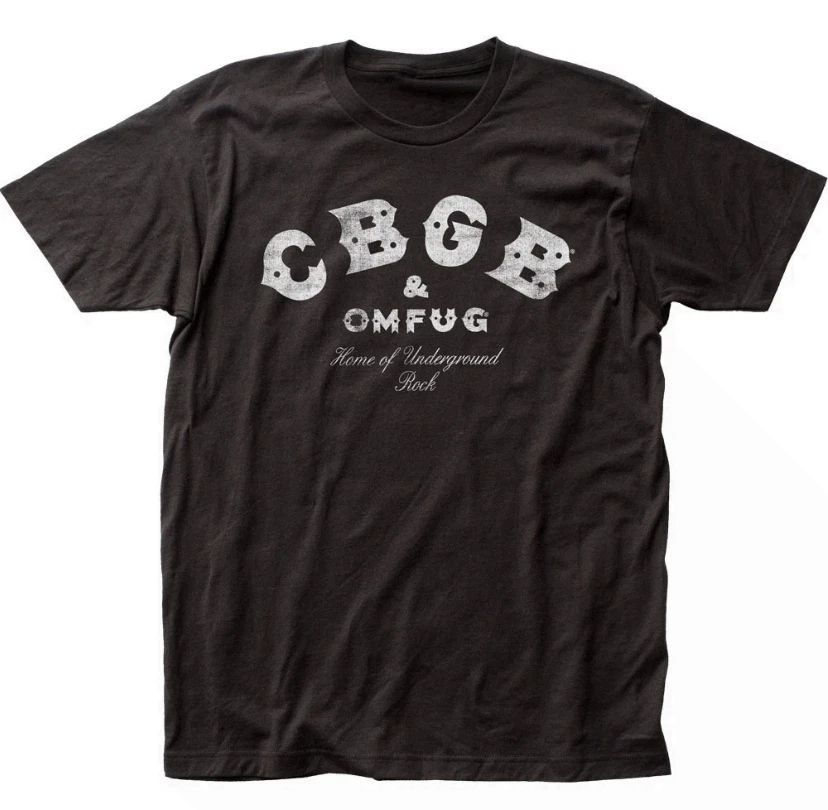 CBGB Inspired Punk Rock Club Distressed -Rock N Roll Punk Music Band Tee Unisex